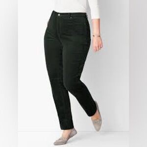 Talbots Black Heritage corduroy pants- size 8 Petite